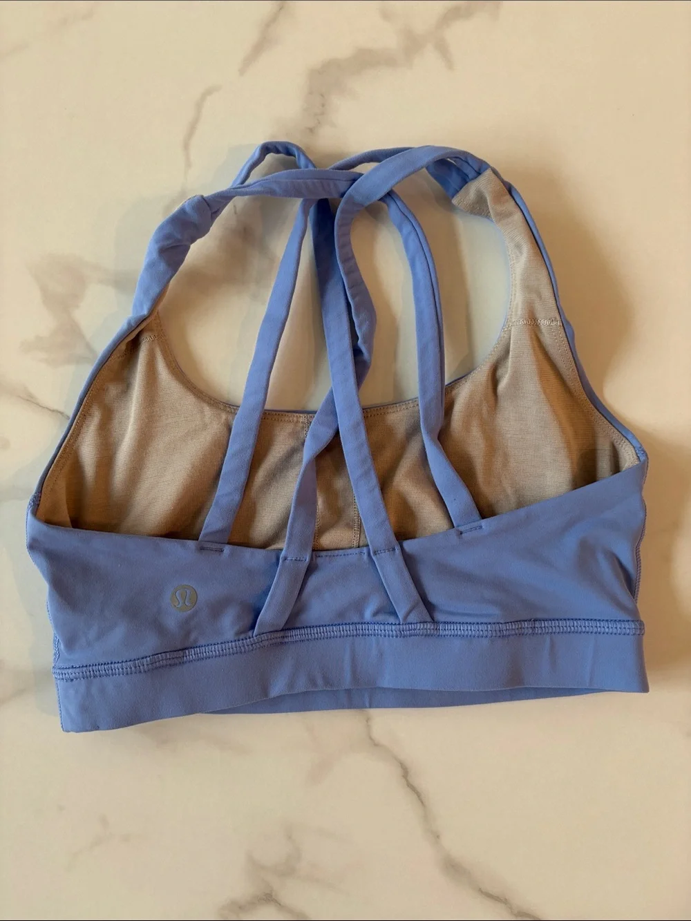 Lululemon Blue Strappy Sports Bra
